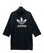 adidasアディダス）の古着「長袖ワンピース」｜ブラック