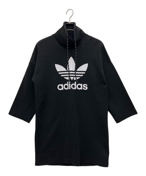 adidas（アディダス）adidas (アディダス) 長袖ワンピース ブラック サイズ:Lの古着・服飾アイテム