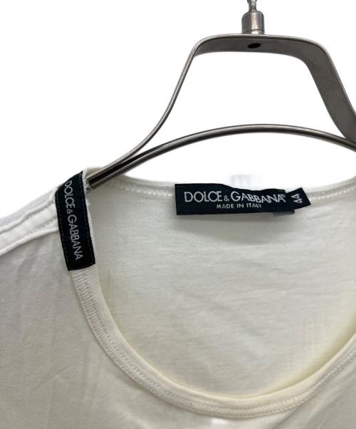 DOLCE & GABBANA（ドルチェ＆ガッバーナ）DOLCE & GABBANA (ドルチェ＆ガッバーナ) 半袖Tシャツ ホワイト サイズ:44の古着・服飾アイテム