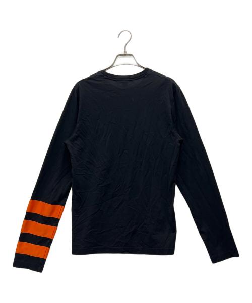 Y-3（ワイスリー）Y-3 (ワイスリー) adidas (アディダス) ロングスリーブTシャツ ブラック×オレンジ サイズ:XSの古着・服飾アイテム