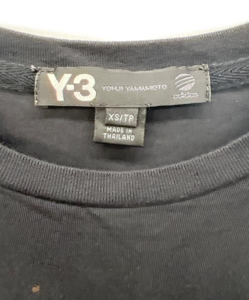 Y-3（ワイスリー）Y-3 (ワイスリー) adidas (アディダス) ロングスリーブTシャツ ブラック×オレンジ サイズ:XSの古着・服飾アイテム