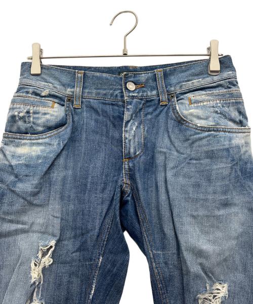 DOLCE & GABBANA（ドルチェ＆ガッバーナ）DOLCE & GABBANA (ドルチェ＆ガッバーナ) デニムパンツ ブルー サイズ:44の古着・服飾アイテム