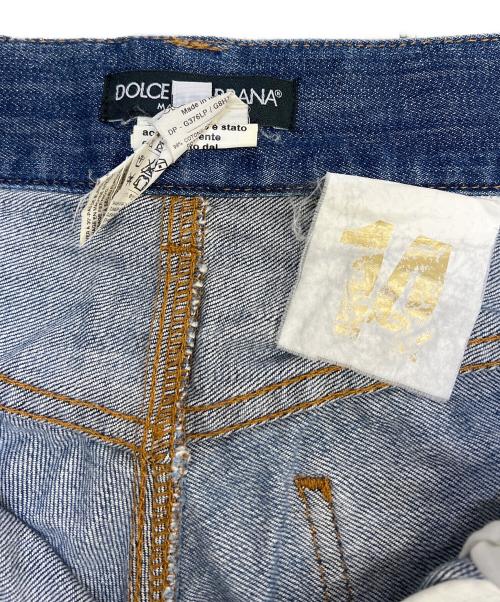 DOLCE & GABBANA（ドルチェ＆ガッバーナ）DOLCE & GABBANA (ドルチェ＆ガッバーナ) デニムパンツ ブルー サイズ:44の古着・服飾アイテム