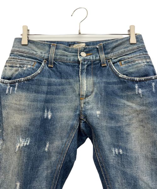 DOLCE & GABBANA（ドルチェ＆ガッバーナ）DOLCE & GABBANA (ドルチェ＆ガッバーナ) デニムパンツ ブルー サイズ:44の古着・服飾アイテム