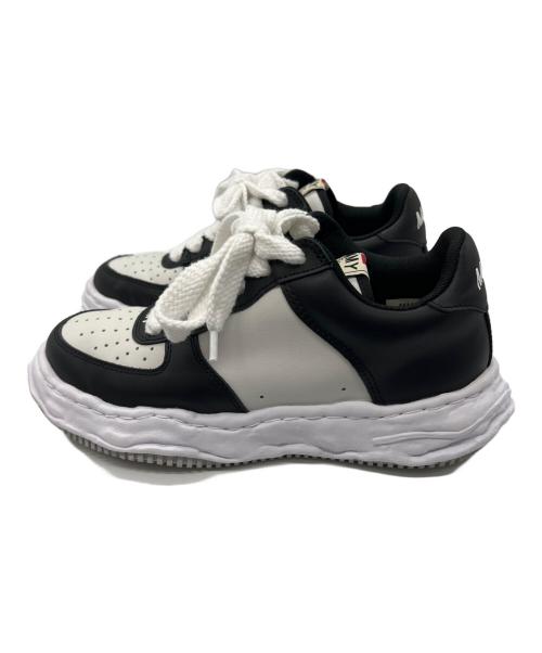 Maison MIHARA YASUHIRO（メゾン ミハラ ヤスヒロ）Maison MIHARA YASUHIRO (メゾン ミハラ ヤスヒロ) スニーカー　WAYNE LEATHER LOW ブラック×ホワイト サイズ:41の古着・服飾アイテム