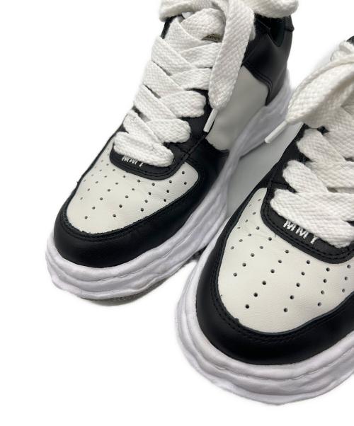 Maison MIHARA YASUHIRO（メゾン ミハラ ヤスヒロ）Maison MIHARA YASUHIRO (メゾン ミハラ ヤスヒロ) スニーカー　WAYNE LEATHER LOW ブラック×ホワイト サイズ:41の古着・服飾アイテム