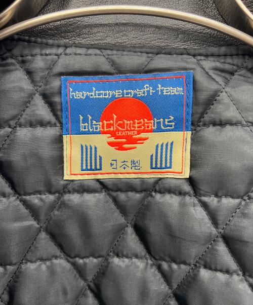 blackmeans（ブラックミーンズ）blackmeans (ブラックミーンズ) レザージャケット ブラック サイズ:3の古着・服飾アイテム