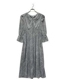 Snidel（スナイデル）の古着「長袖ワンピース」｜グレー