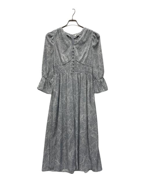 Snidel（スナイデル）Snidel (スナイデル) 長袖ワンピース グレーの古着・服飾アイテム
