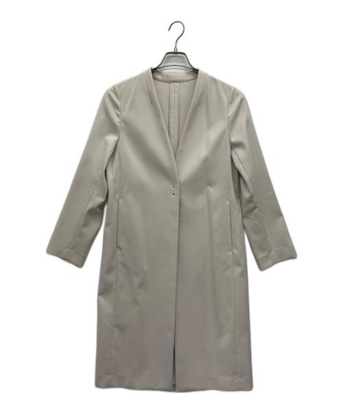 green label relaxing（グリーンレーベルリラクシング）green label relaxing (グリーンレーベルリラクシング) ノーカラーコート ベージュ サイズ:36の古着・服飾アイテム