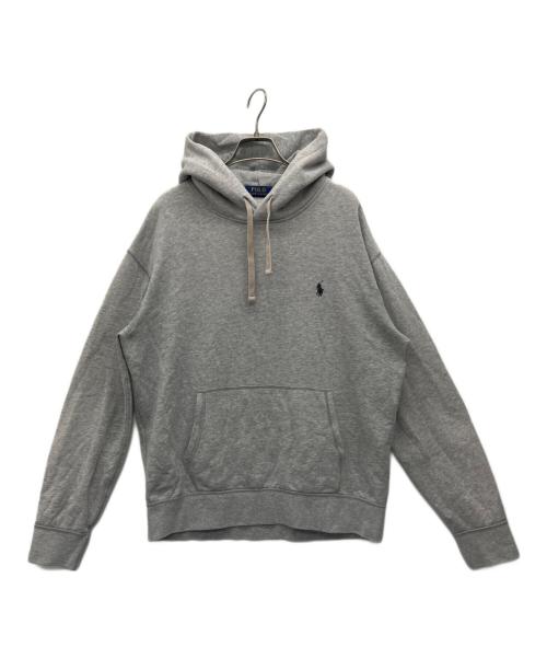 POLO RALPH LAUREN（ポロ・ラルフローレン）POLO RALPH LAUREN (ポロ・ラルフローレン) プルオーバーパーカー グレー サイズ:Lの古着・服飾アイテム