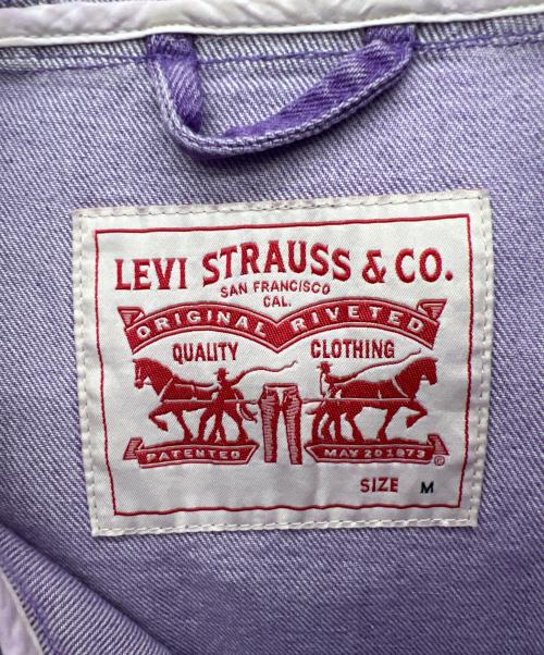 LEVI'S（リーバイス）LEVI'S (リーバイス) アノラックパーカー パープル サイズ:Mの古着・服飾アイテム