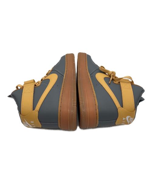 NIKE（ナイキ）NIKE (ナイキ) BY YOU AIR FORCE 1 HIGH グレー×イエロー サイズ:25.5の古着・服飾アイテム