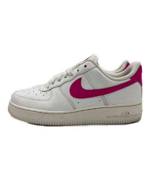NIKE（ナイキ）NIKE (ナイキ) AIR FORCE 1 '07 ホワイト×ピンク サイズ:25.5の古着・服飾アイテム
