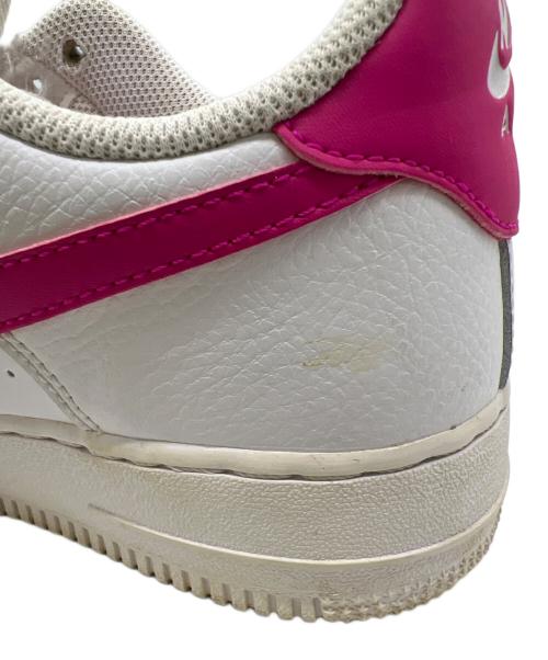 NIKE（ナイキ）NIKE (ナイキ) AIR FORCE 1 '07 ホワイト×ピンク サイズ:25.5の古着・服飾アイテム