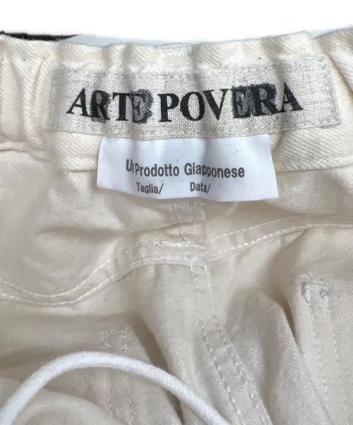 Arte Povera（アルテポーヴェラ）Arte Povera (アルテポーヴェラ) タックパンツ アイボリー サイズ:Mの古着・服飾アイテム