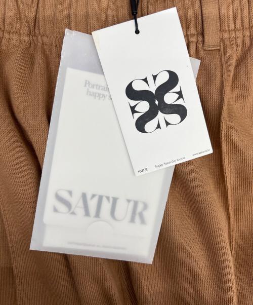 SATUR（セター）SATUR (セター) トラックパンツ ブラウン サイズ:Lの古着・服飾アイテム