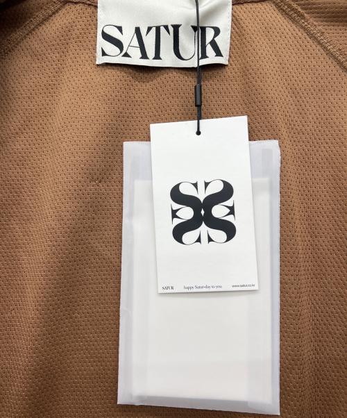 SATUR（セター）SATUR (セター) トラックジャケット ブラウン サイズ:XLの古着・服飾アイテム