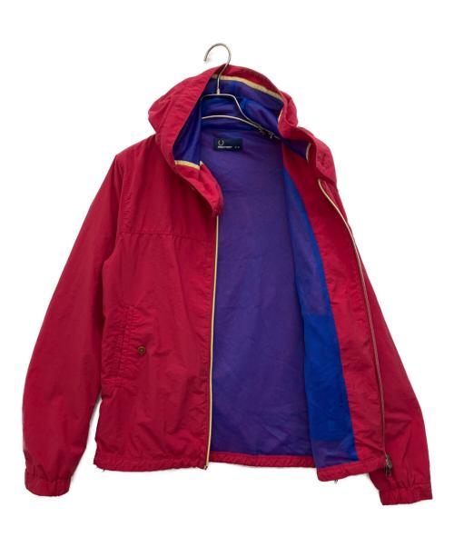 FRED PERRY（フレッドペリー）FRED PERRY (フレッドペリー) ジップアップジャケット レッド サイズ:Mの古着・服飾アイテム