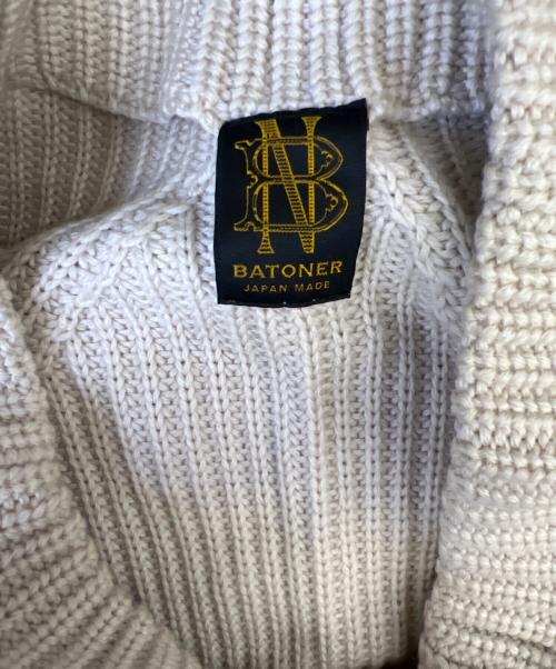 BATONER（バトナ―）BATONER (バトナ―) 厚手ニット ベージュ サイズ:1の古着・服飾アイテム