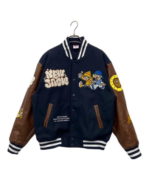 NEW JACK（ニュージャック）NEW JACK (ニュージャック) スタジャン ネイビー サイズ:Mの古着・服飾アイテム