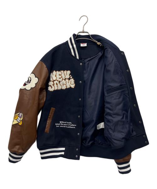 NEW JACK（ニュージャック）NEW JACK (ニュージャック) スタジャン ネイビー サイズ:Mの古着・服飾アイテム