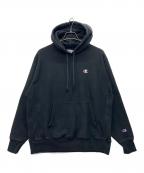 Champion REVERSE WEAVEチャンピオン リバース ウィーブ）の古着「プルオーバーパーカー」｜ブラック