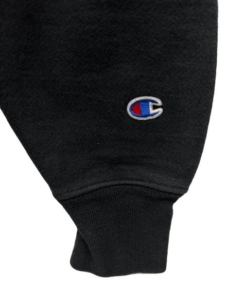 Champion REVERSE WEAVE（チャンピオン リバース ウィーブ）Champion REVERSE WEAVE (チャンピオン リバース ウィーブ) プルオーバーパーカー ブラック サイズ:Lの古着・服飾アイテム