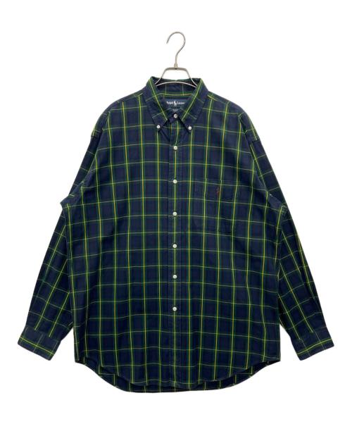 RALPH LAUREN（ラルフローレン）RALPH LAUREN (ラルフローレン) 長袖シャツ グリーン サイズ:Lの古着・服飾アイテム
