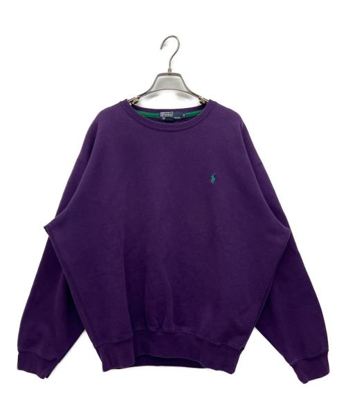 POLO RALPH LAUREN（ポロ・ラルフローレン）POLO RALPH LAUREN (ポロ・ラルフローレン) スウェット パープル サイズ:Mの古着・服飾アイテム