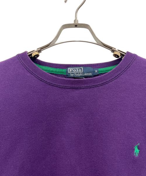 POLO RALPH LAUREN（ポロ・ラルフローレン）POLO RALPH LAUREN (ポロ・ラルフローレン) スウェット パープル サイズ:Mの古着・服飾アイテム