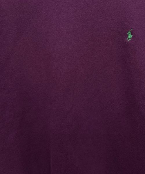 POLO RALPH LAUREN（ポロ・ラルフローレン）POLO RALPH LAUREN (ポロ・ラルフローレン) スウェット パープル サイズ:Mの古着・服飾アイテム