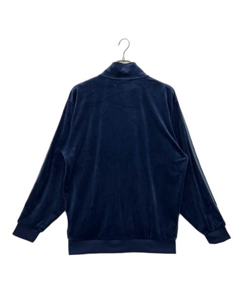 adidas（アディダス）adidas (アディダス) ベロアトラックジャケット ブルー サイズ:Lの古着・服飾アイテム