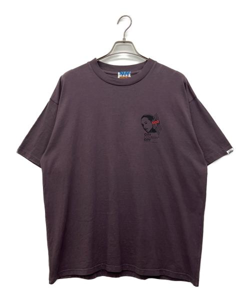 city country city（シティーカントリーシティー）city country city (シティーカントリーシティー) Tシャツ パープル サイズ:Lの古着・服飾アイテム