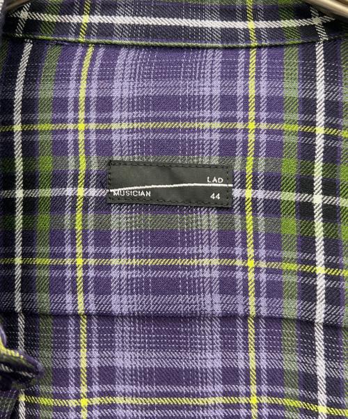 LAD MUSICIAN（ラッドミュージシャン）LAD MUSICIAN (ラッドミュージシャン) 長袖シャツ パープル サイズ:44の古着・服飾アイテム