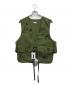Engineered Garments（エンジニアド ガーメンツ）の古着「Fowl Vest - Graffiti Print Ripstop」｜オリーブ