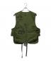 Engineered Garments (エンジニアド ガーメンツ) Fowl Vest - Graffiti Print Ripstop オリーブ サイズ:M：25000円