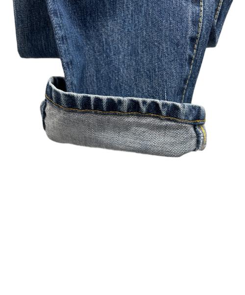 CUNE（キューン）CUNE (キューン) デニムパンツ インディゴ×グリーン サイズ:W28の古着・服飾アイテム