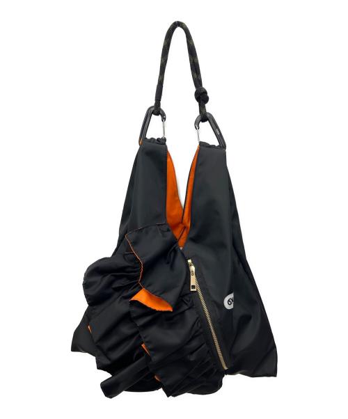 Risley（リズレー）Risley (リズレー) OUTDOOR PRODUCTS (アウトドア プロダクツ) トライアングルフリルバッグ ブラックの古着・服飾アイテム