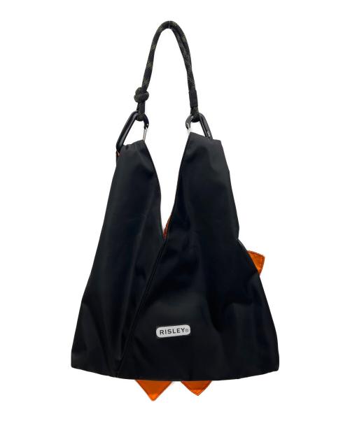 Risley（リズレー）Risley (リズレー) OUTDOOR PRODUCTS (アウトドア プロダクツ) トライアングルフリルバッグ ブラックの古着・服飾アイテム
