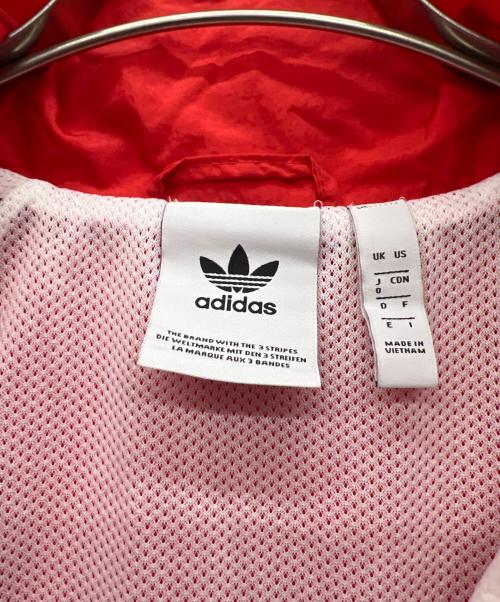 adidas Originals（アディダスオリジナル）adidas Originals (アディダスオリジナル) ビッグ トレフォイル トラック トップ レッドの古着・服飾アイテム