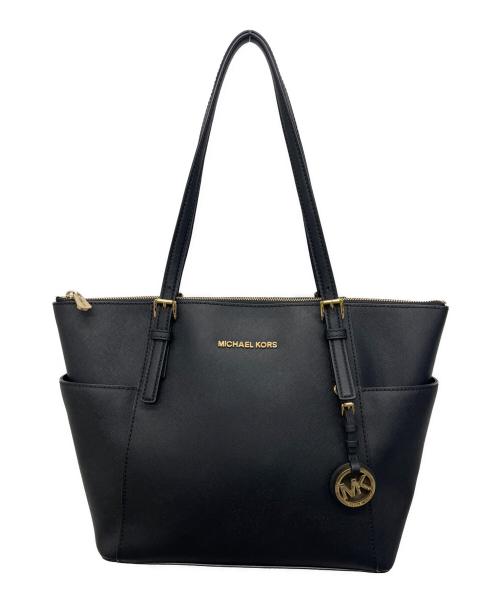 MICHAEL KORS（マイケルコース）MICHAEL KORS (マイケルコース) トートバッグ ブラックの古着・服飾アイテム