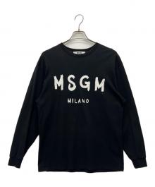MSGM（エムエスジーエム）の古着「長袖Tシャツ」｜ブラック