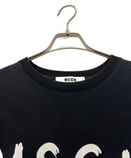 MSGM（エムエスジーエム）MSGM (エムエスジーエム) 長袖Tシャツ ブラック サイズ:Sの古着・服飾アイテム