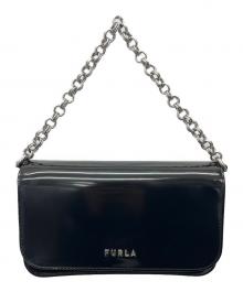 FURLA（フルラ）の古着「スプレンディダ ミニショルダー」｜ブラック×ブラウン