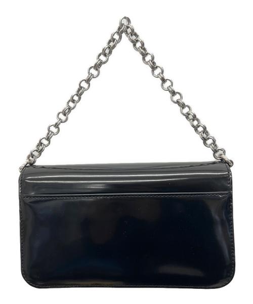 FURLA（フルラ）FURLA (フルラ) スプレンディダ ミニショルダー ブラック×ブラウンの古着・服飾アイテム