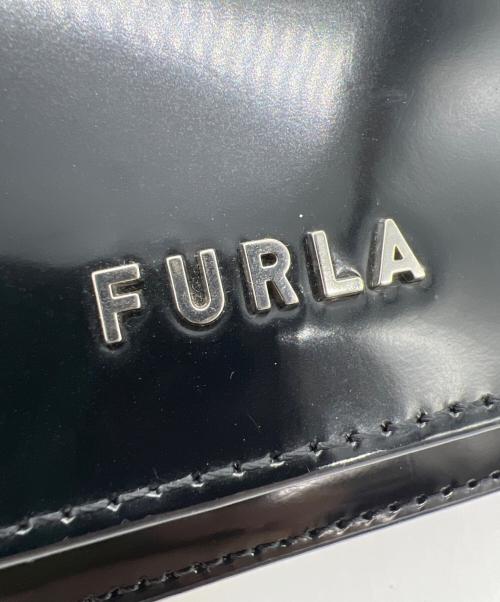 FURLA（フルラ）FURLA (フルラ) スプレンディダ ミニショルダー ブラック×ブラウンの古着・服飾アイテム
