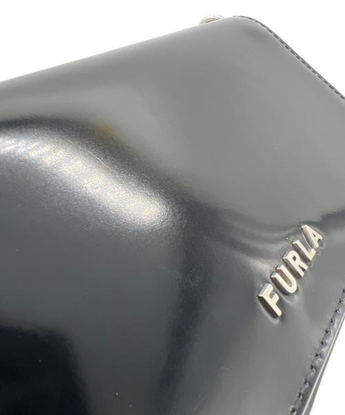 FURLA（フルラ）FURLA (フルラ) スプレンディダ ミニショルダー ブラック×ブラウンの古着・服飾アイテム