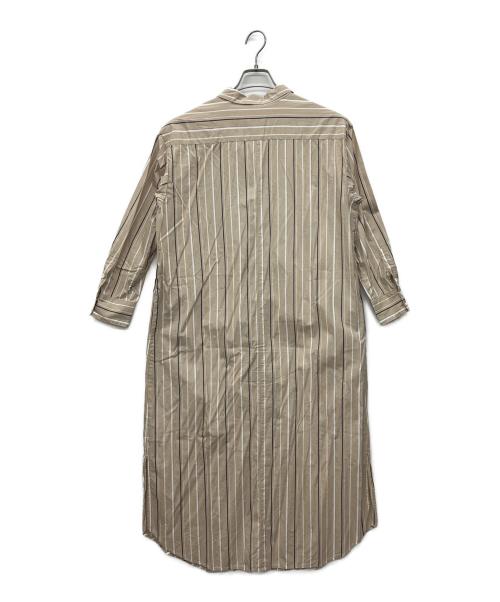 green label relaxing（グリーンレーベルリラクシング）green label relaxing (グリーンレーベルリラクシング) 長袖ワンピース ベージュ サイズ:FREEの古着・服飾アイテム