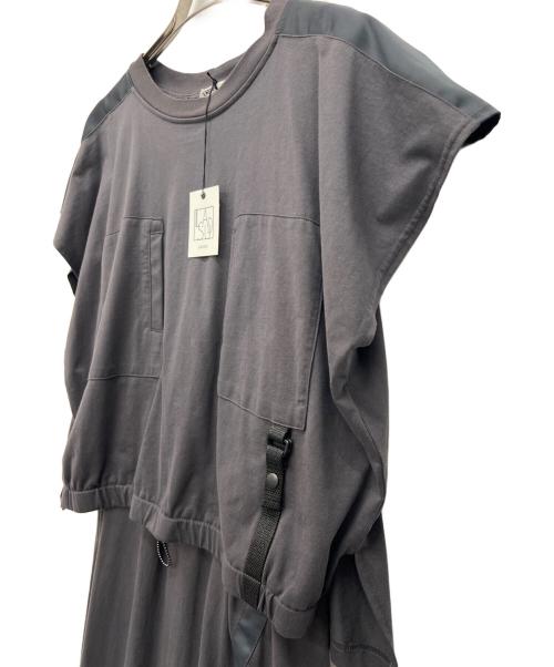 LA SUD（ラッシュド）LA SUD (ラッシュド) 半袖ワンピース グレー サイズ:Free 未使用品の古着・服飾アイテム